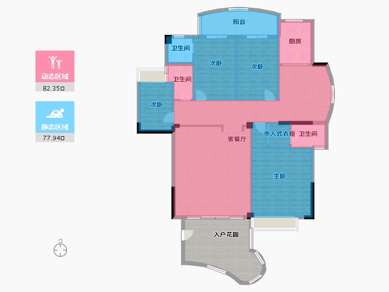 广东省-汕头市-协和-149.30-户型库-动静分区