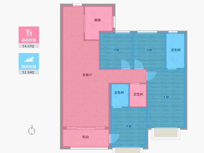 江西省-赣州市-城南1号-97.00-户型库-动静分区