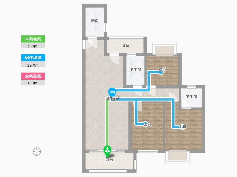 江西省-抚州市-书香门第-86.00-户型库-动静线