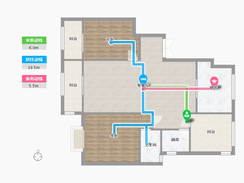 浙江省-温州市-国鸿锦悦府西苑-110.00-户型库-动静线