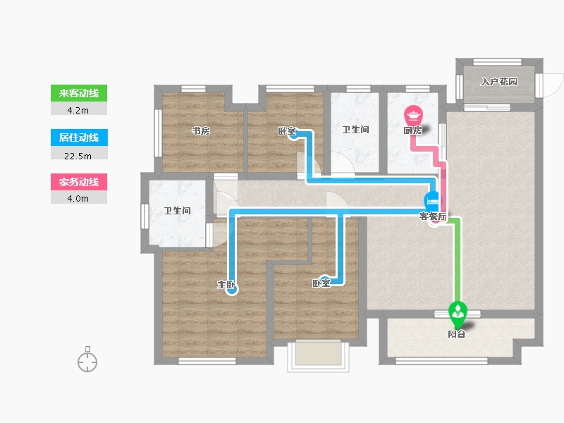 贵州省-贵阳市-生态城-94.40-户型库-动静线