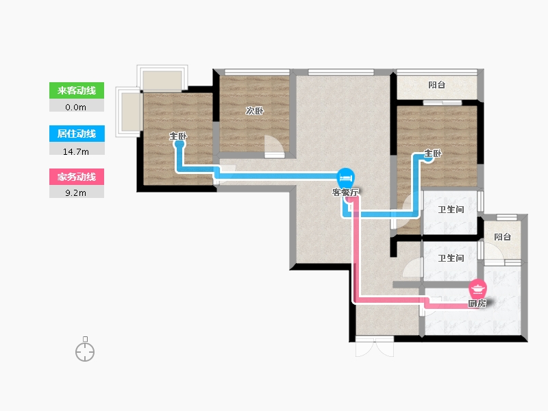 四川省-成都市-观澜九号3期-99.00-户型库-动静线