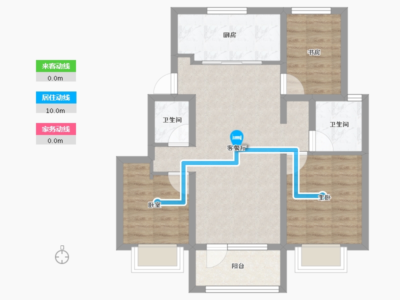 河北省-廊坊市-金融街·融府-67.07-户型库-动静线