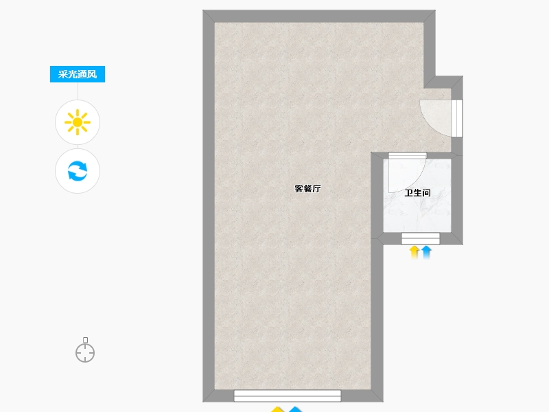 青海省-西宁市-天桥·中心-31.30-户型库-采光通风