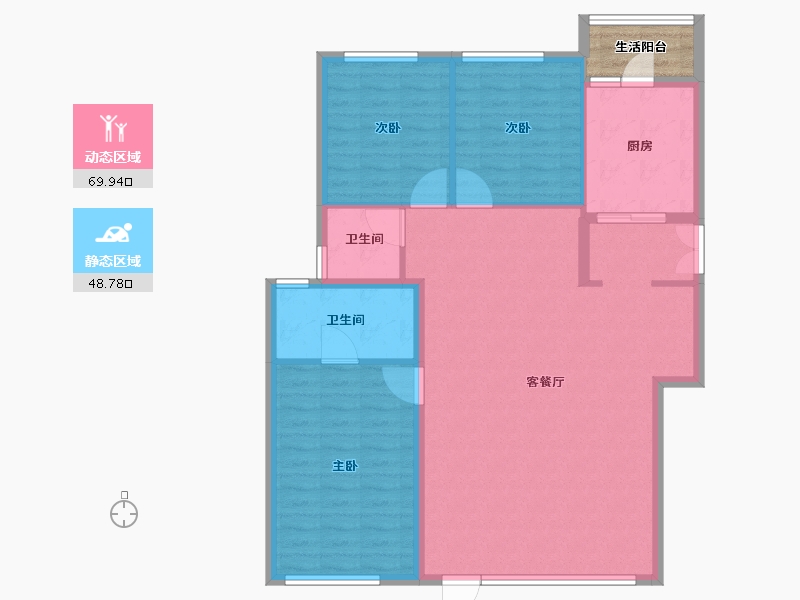 四川省-成都市-建发天府养云-112.73-户型库-动静分区