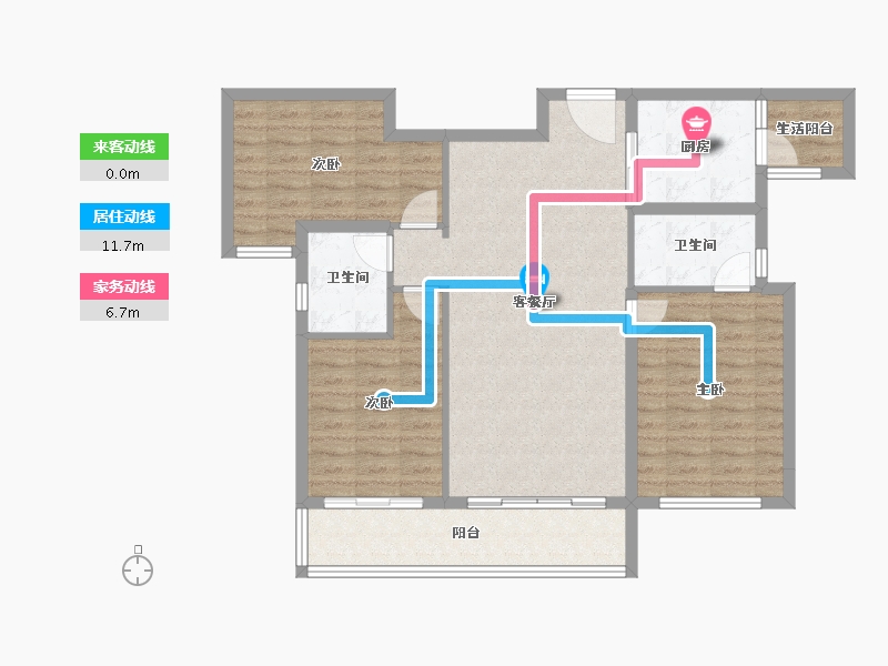 四川省-成都市-中铁卓著-95.99-户型库-动静线