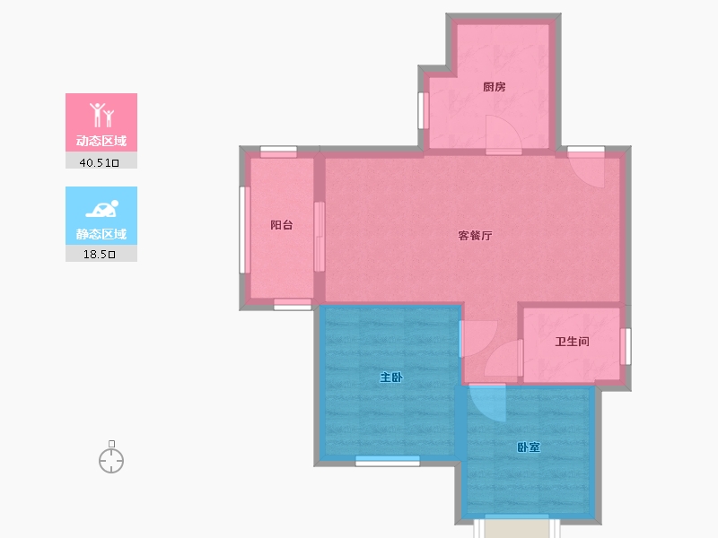 河南省-郑州市-万华城-52.75-户型库-动静分区