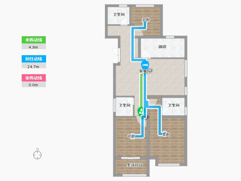 安徽省-合肥市-翡翠时光-111.10-户型库-动静线