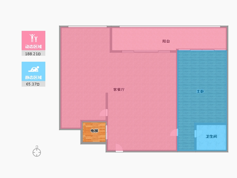 北京-北京市-路劲御合院-246.40-户型库-动静分区