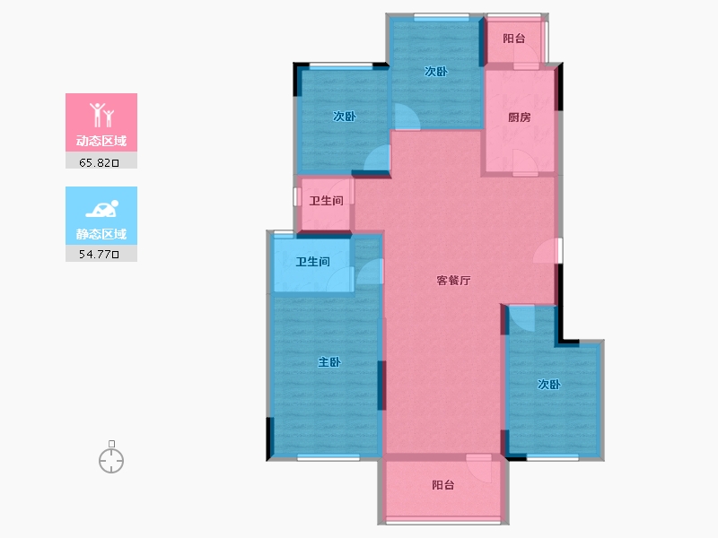 四川省-成都市-建发天府养云-108.33-户型库-动静分区