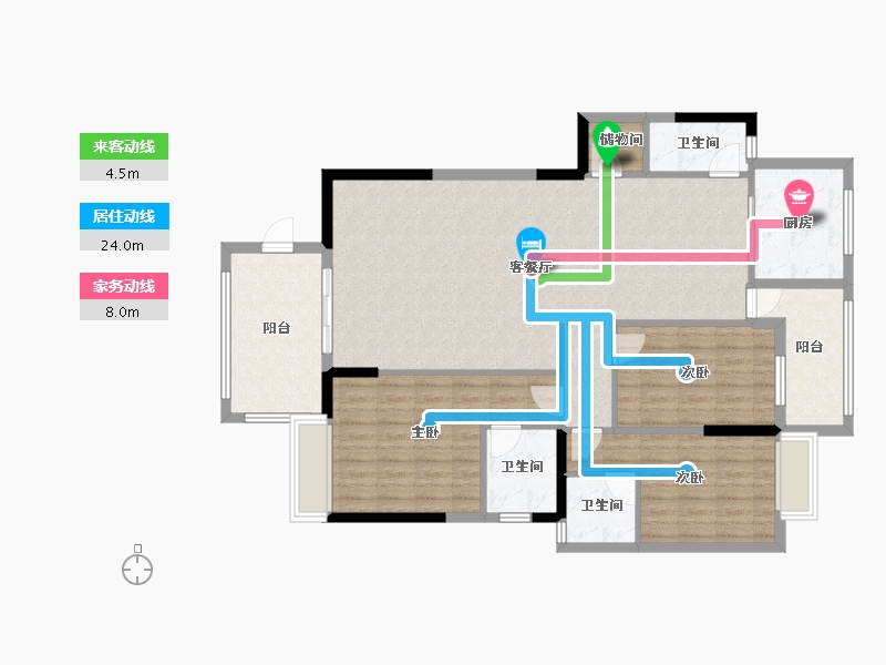 广东省-汕头市-香域滨江-123.33-户型库-动静线