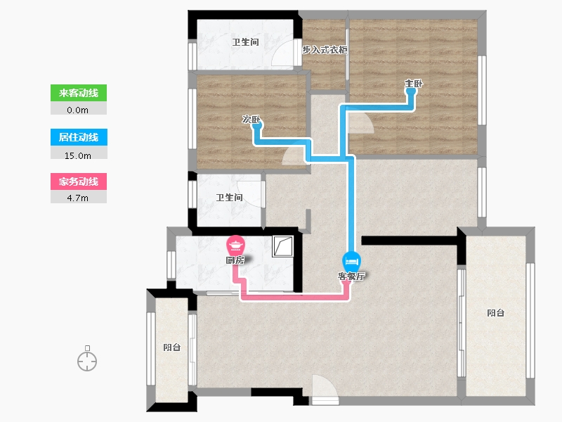 陕西省-汉中市-碧桂园洋-94.07-户型库-动静线