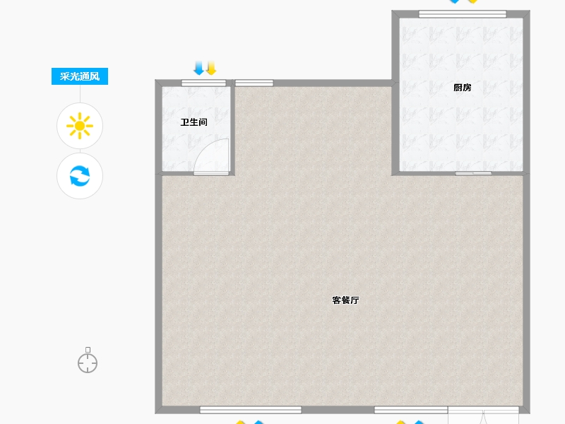 安徽省-滁州市-桂语江南-156.00-户型库-采光通风