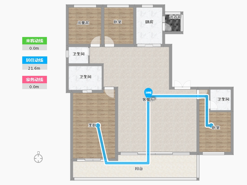 四川省-成都市-锦江赋-165.75-户型库-动静线