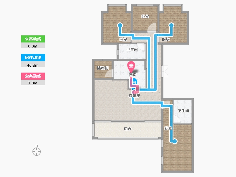 四川省-成都市-兴城人居鎏林语-188.25-户型库-动静线