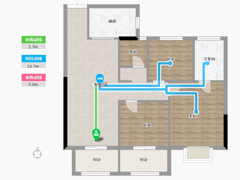 福建省-泉州市-书香学府-92.00-户型库-动静线