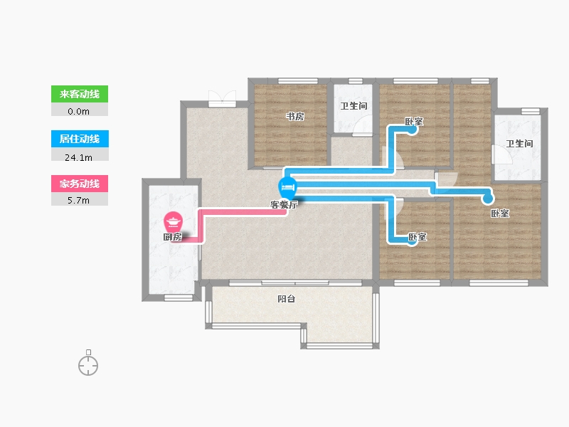 四川省-成都市-中国铁建锦樾-119.14-户型库-动静线