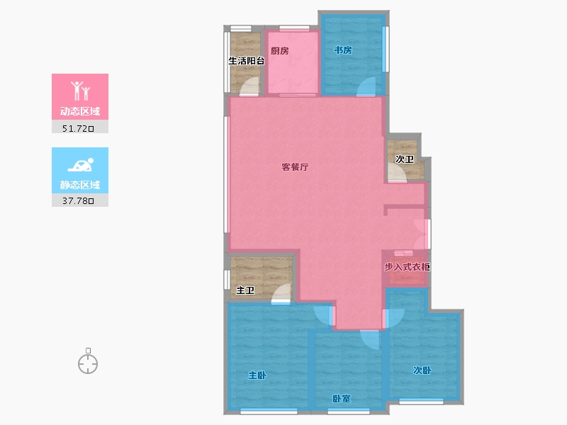 四川省-成都市-建发天府养云-88.50-户型库-动静分区