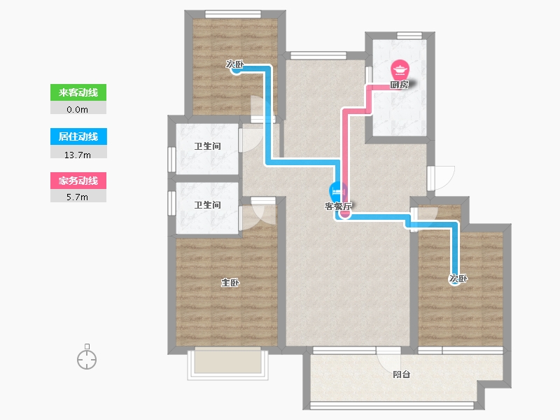 山东省-潍坊市-民生璞悦里-99.20-户型库-动静线