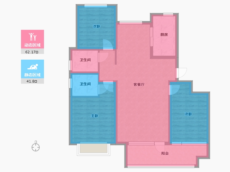 山东省-潍坊市-民生璞悦里-99.20-户型库-动静分区