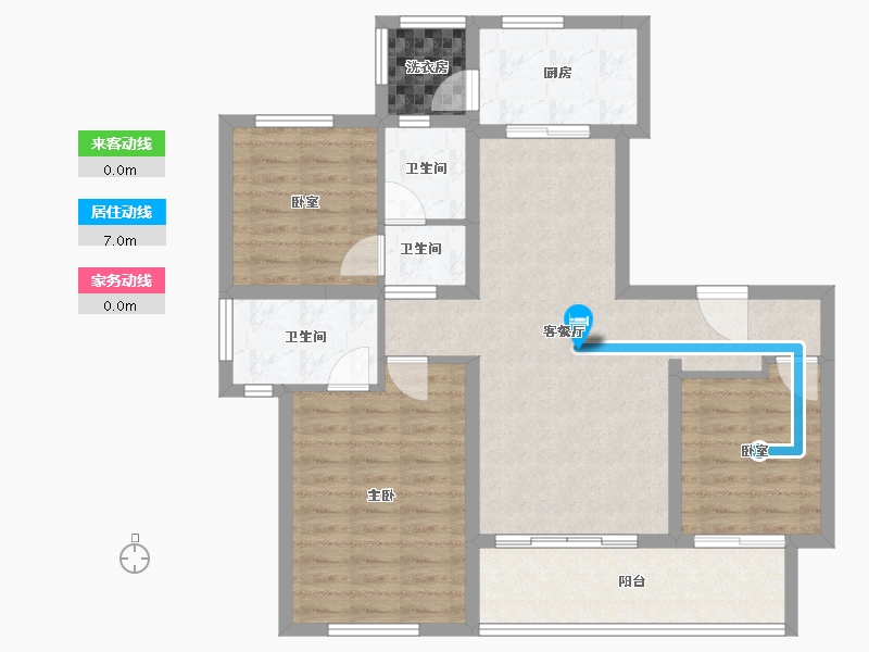 四川省-成都市-高投贤悦府-92.48-户型库-动静线