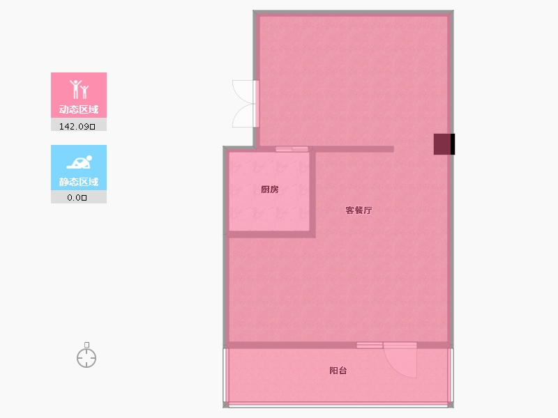 四川省-成都市-金房云庐-131.58-户型库-动静分区