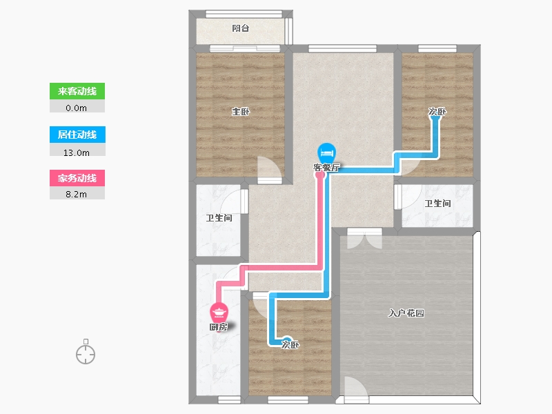 河北省-承德市-银河公馆-93.28-户型库-动静线