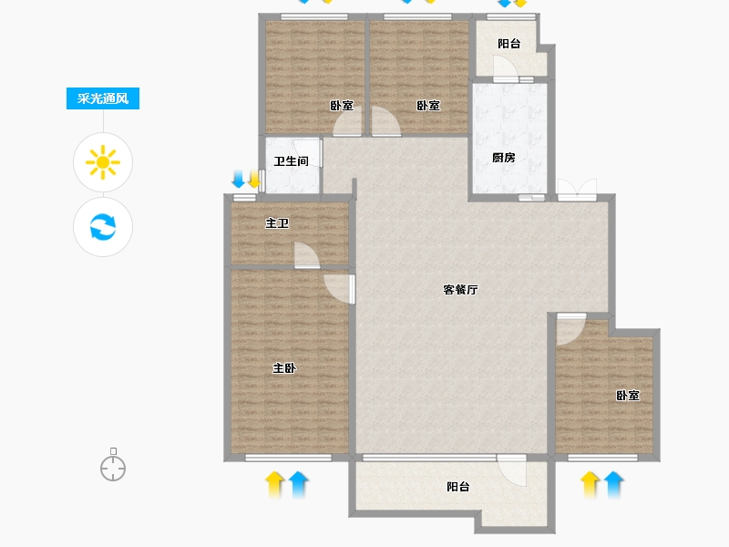 四川省-成都市-建发天府养云-210.00-户型库-采光通风