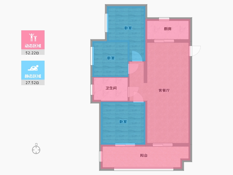 广西壮族自治区-北海市-北海教育城-80.60-户型库-动静分区