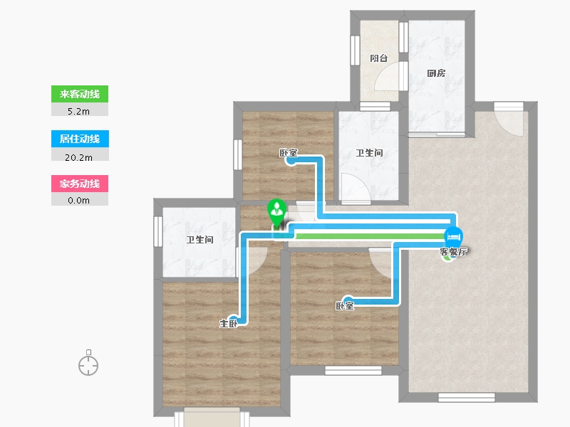 四川省-成都市-武侯樾府-71.20-户型库-动静线