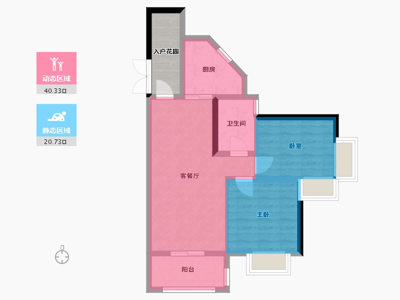 广东省-广州市-恒骏花园社区-56.00-户型库-动静分区