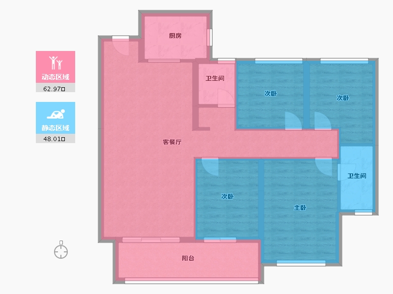 福建省-泉州市-中南天樾-99.99-户型库-动静分区