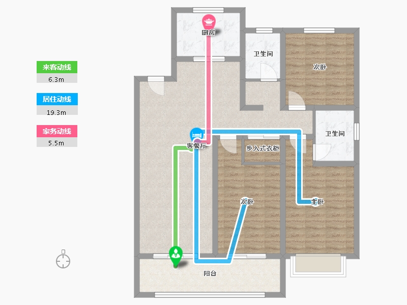 山东省-菏泽市-将军苑-108.00-户型库-动静线