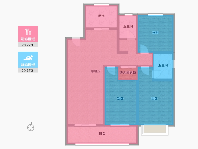 山东省-菏泽市-将军苑-108.00-户型库-动静分区