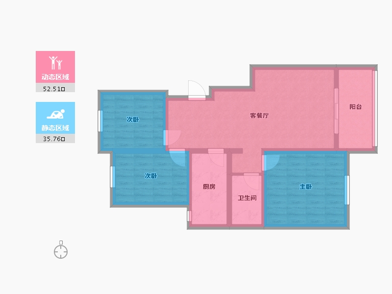 山西省-太原市-五龙湾5期-79.00-户型库-动静分区