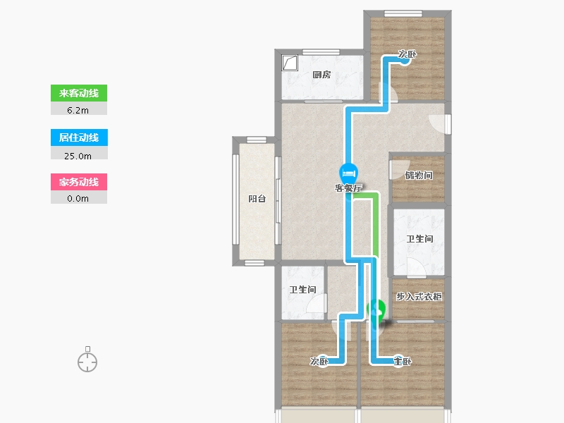 山东省-潍坊市-高密中骏世界城-98.40-户型库-动静线