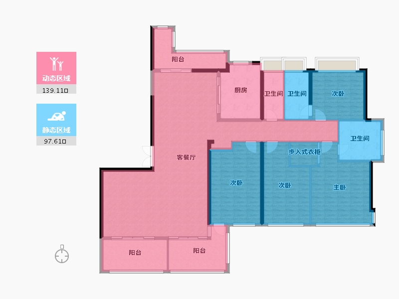 广东省-清远市-保利天汇-216.00-户型库-动静分区