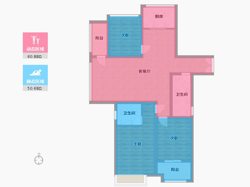 河南省-周口市-天明城名门府邸-110.00-户型库-动静分区