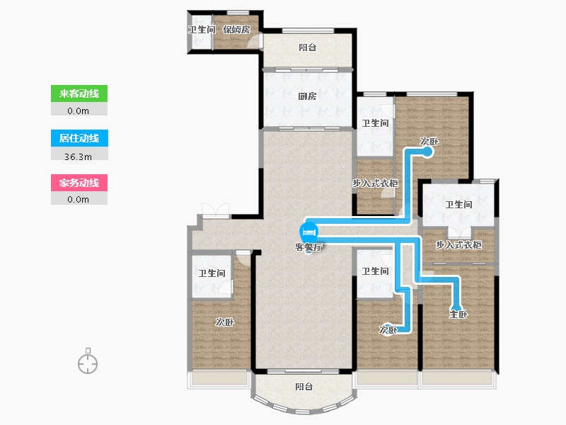 山西省-太原市-星河湾5号园-300.00-户型库-动静线