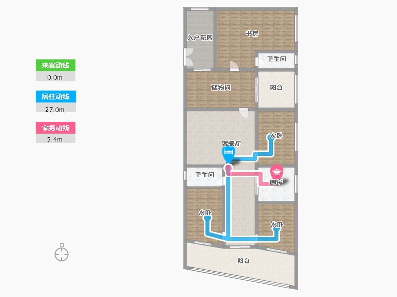 河北省-邢台市-华为小区-140.00-户型库-动静线