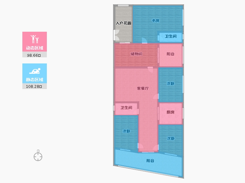 河北省-邢台市-华为小区-140.00-户型库-动静分区