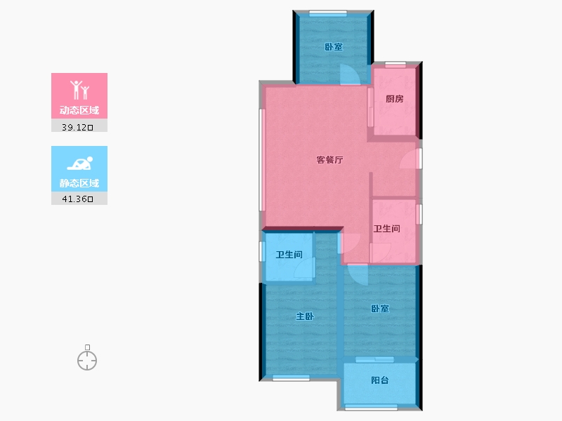 福建省-福州市-国贸江屿原-71.48-户型库-动静分区