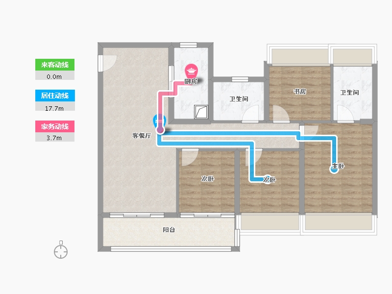 江苏省-苏州市-中交春映东吴-100.00-户型库-动静线