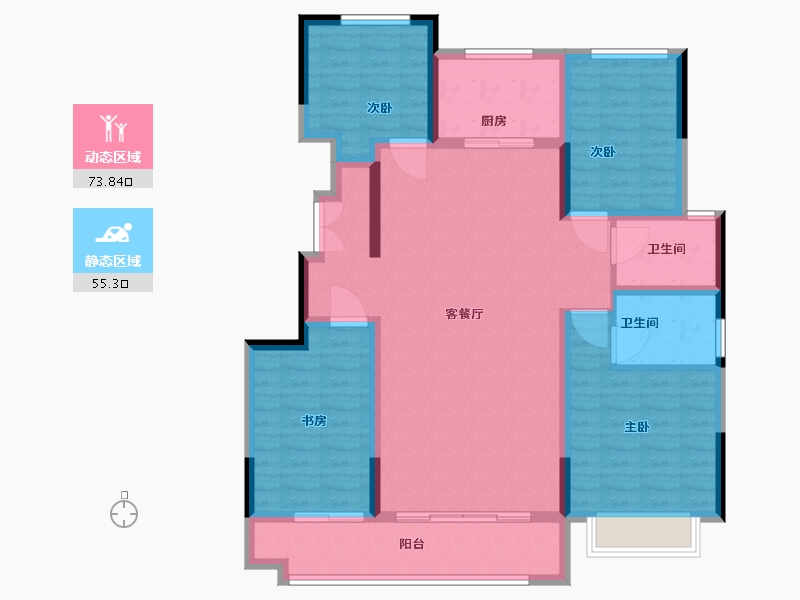 山东省-滨州市-丽景华府住宅小区-116.01-户型库-动静分区