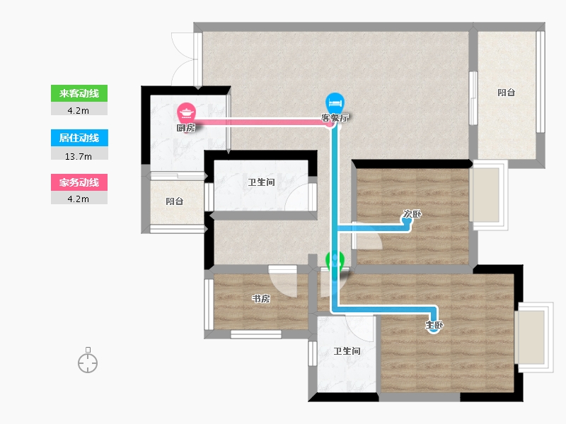 四川省-成都市-君悦时代-79.00-户型库-动静线