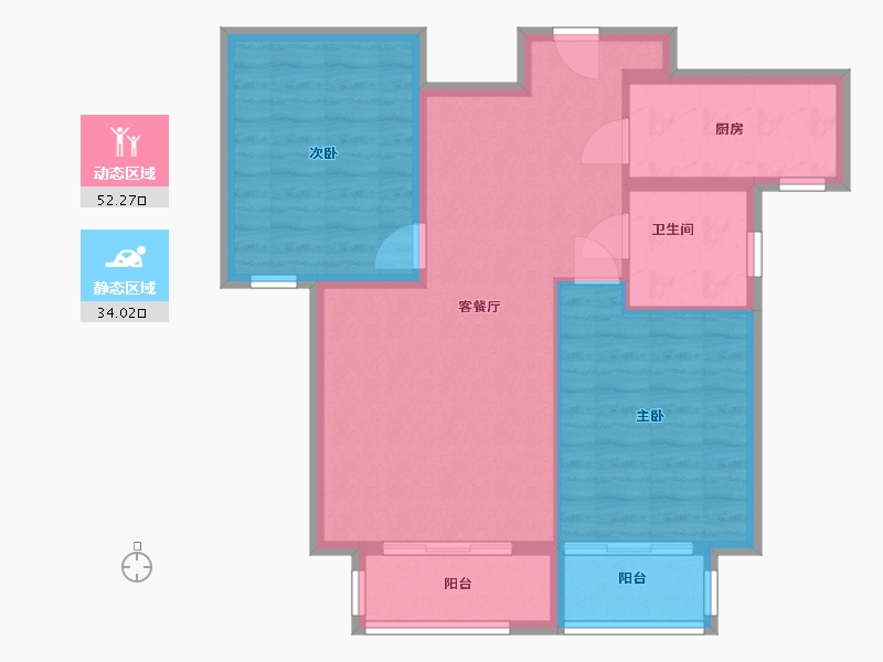 河北省-保定市-玉兰九赋-77.75-户型库-动静分区