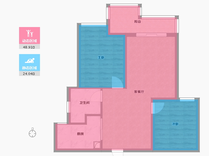 湖北省-武汉市-山海观-63.28-户型库-动静分区