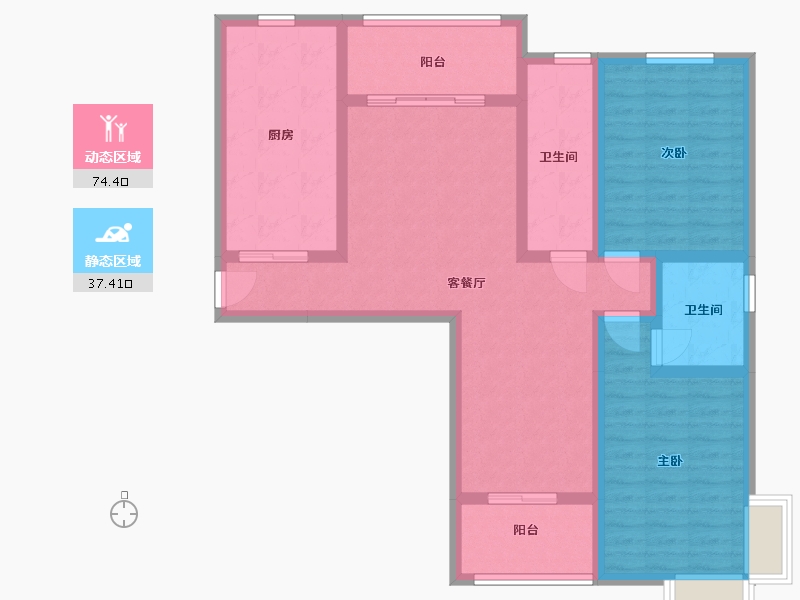 河北省-邯郸市-金百合-99.00-户型库-动静分区