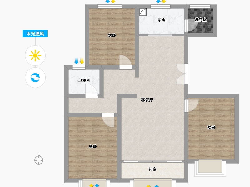 新疆维吾尔自治区-喀什地区-远东首府-97.60-户型库-采光通风