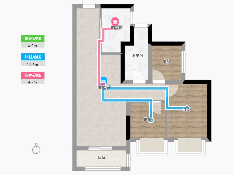 广东省-广州市-中建星光城-55.30-户型库-动静线